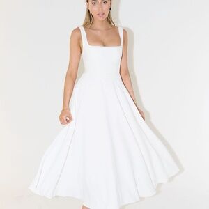 ODD MUSE The Ultimate Muse High Waist Square Neck Midi Dress NWT